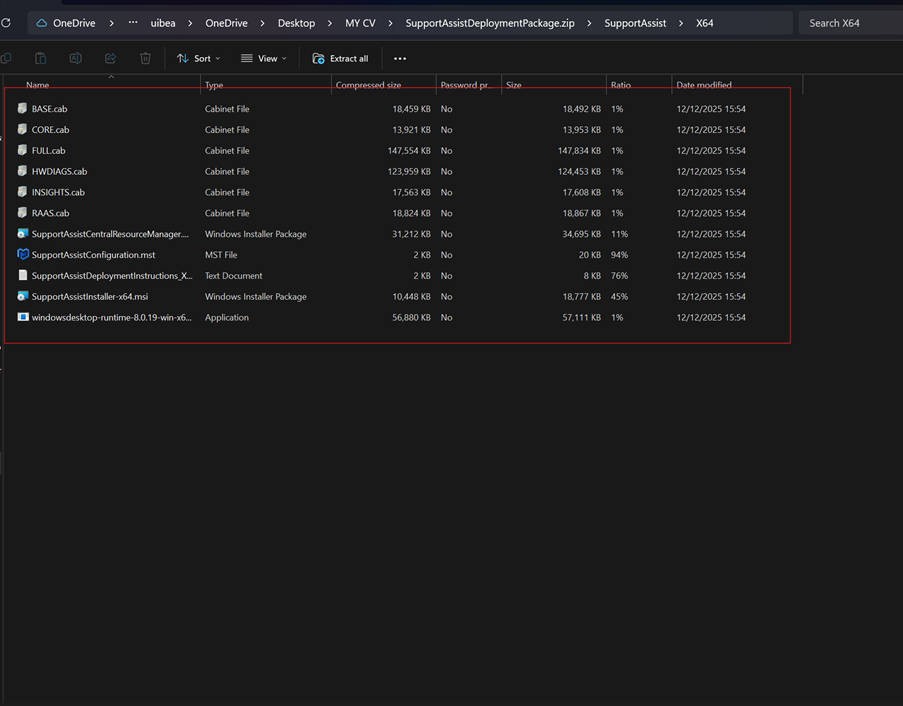 Verify Generated Package Contents