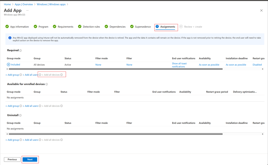 Configure .NET 8.0 Assignments