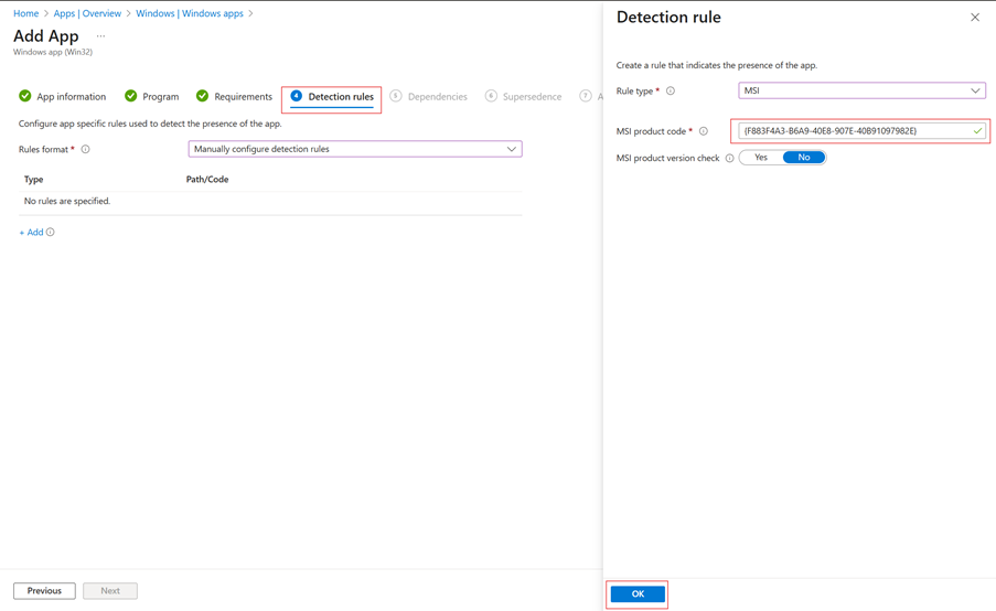 Configure Detection Rules